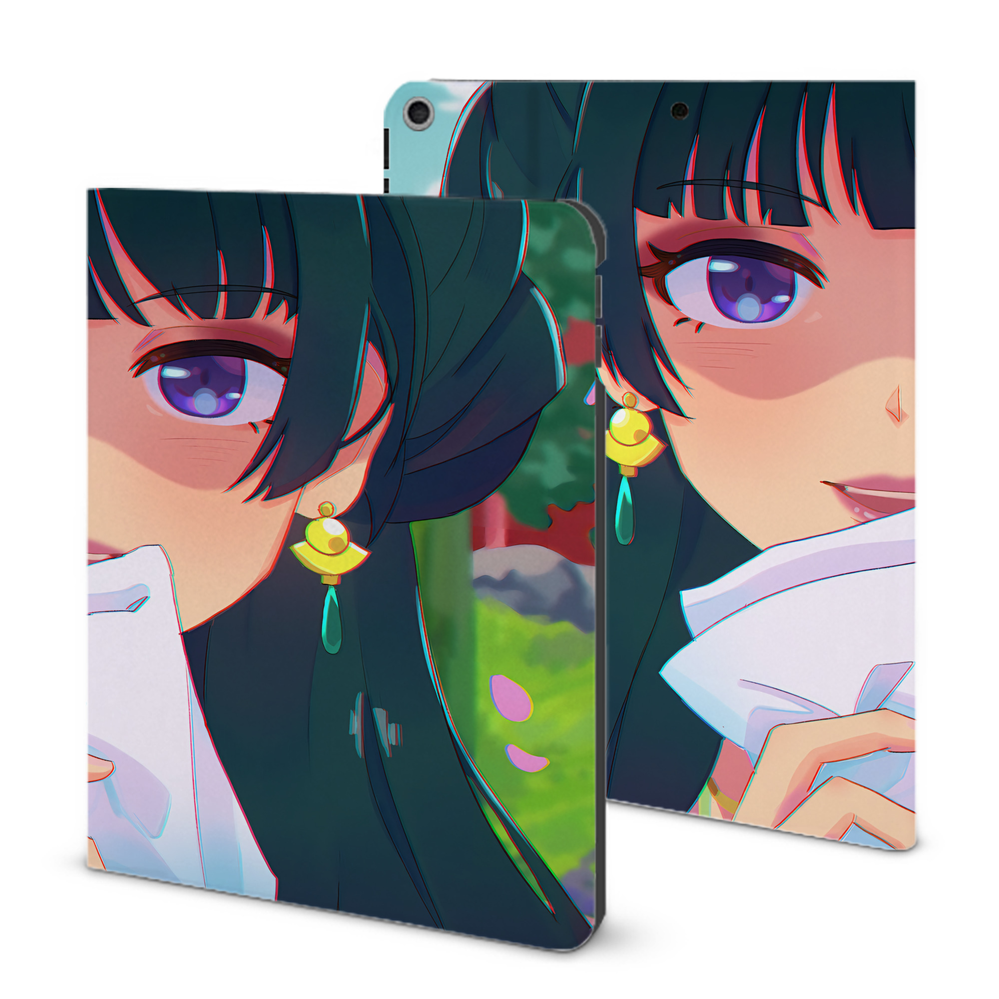 （画像用） 薬屋のひとりごと The Apothecary Diaries IPad ケース ブック型 PUレザー TPU 耐衝撃 軽量 薄型 ペン収納なし 全面保護 IPad 各モデル対応